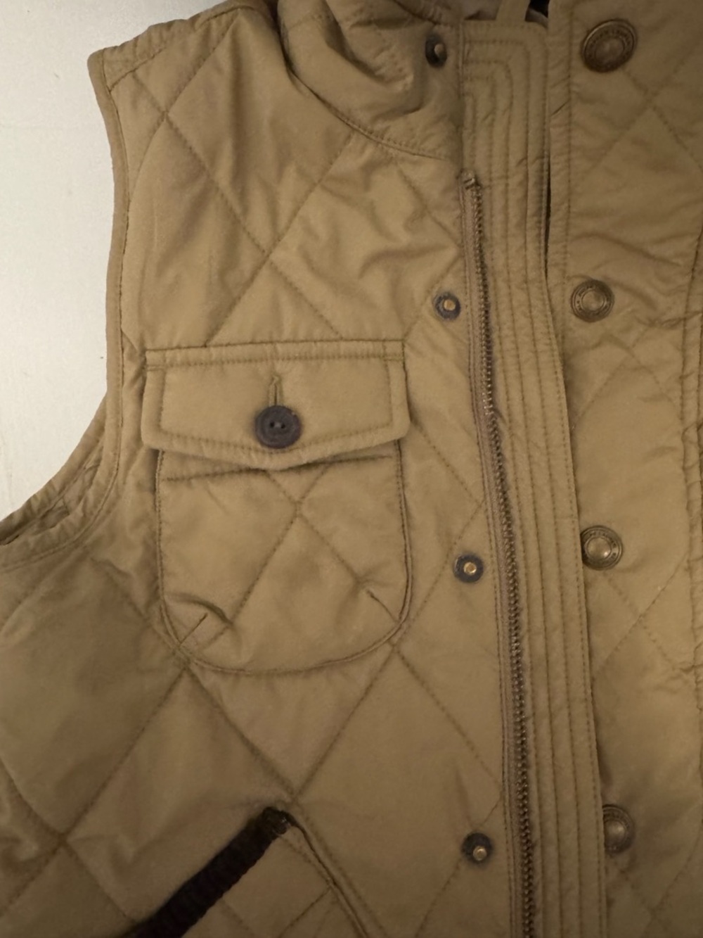Polo Ralph Lauren Boys Quilted Vest Brown Size M (10-12) Water-Repellent - Picture 7 of 12